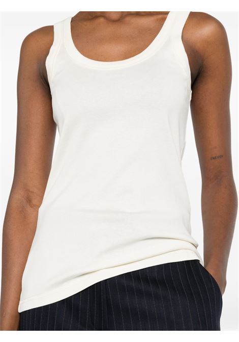 canotta a coste donna crema LEMAIRE | TS0001 LJ1016WH048